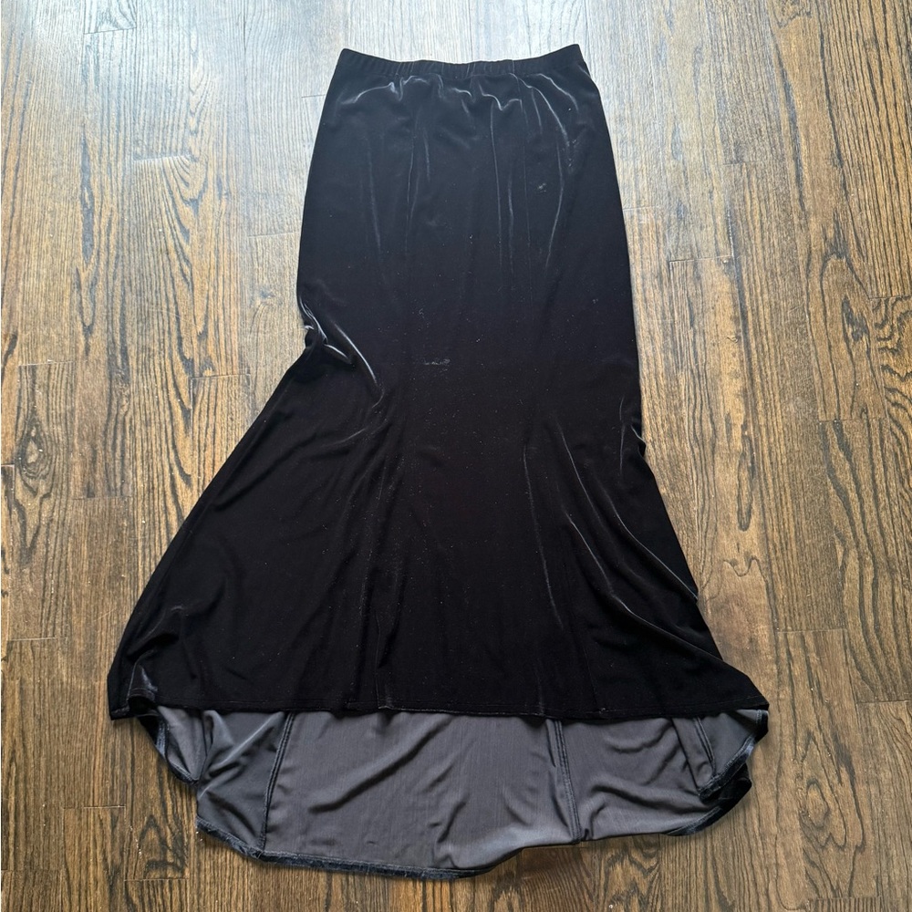 Elegant Black Maxi Skirt
